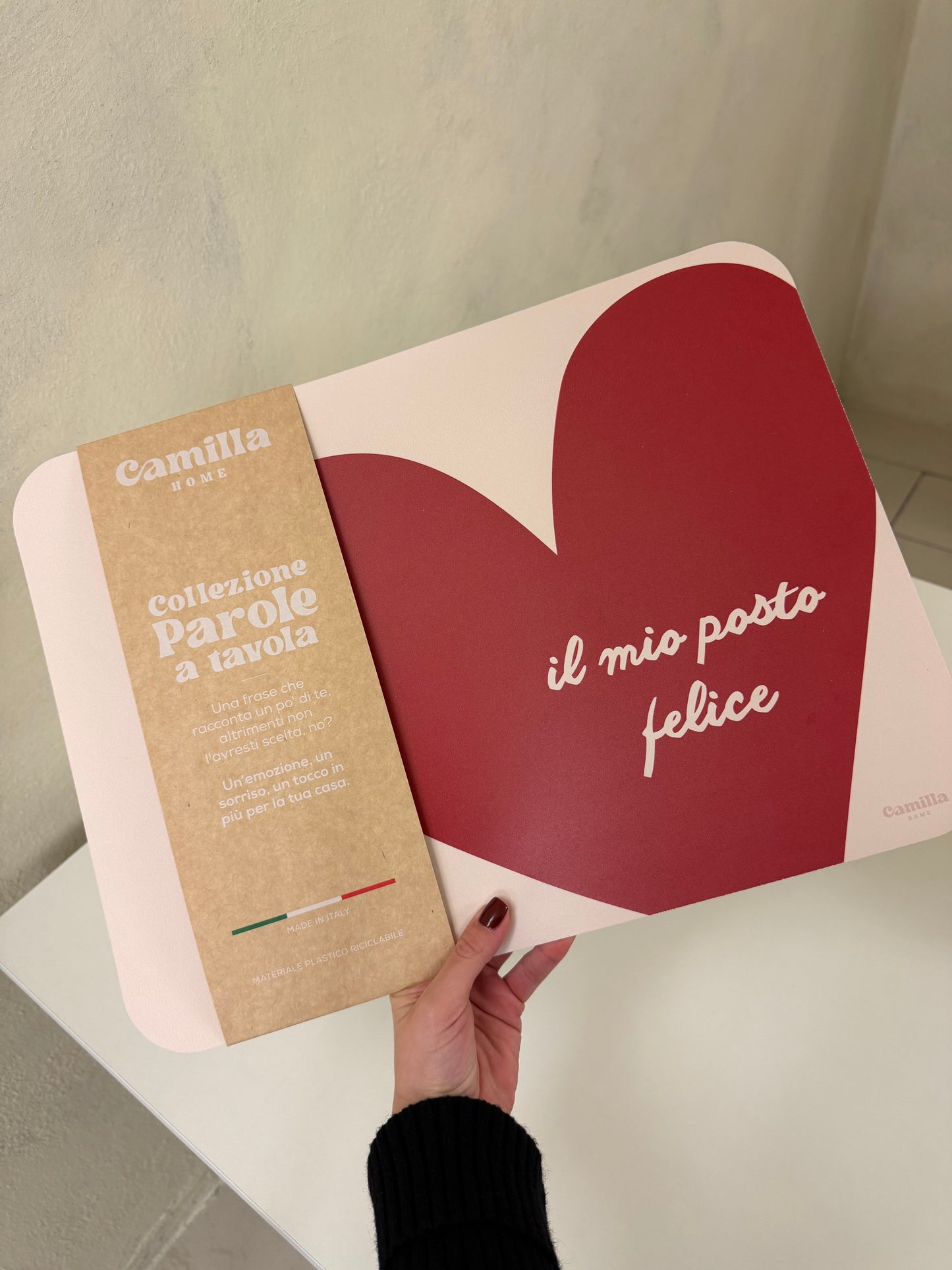 Gift-Box Tovaglietta e Bevila Tè nero torta ai mirtilli