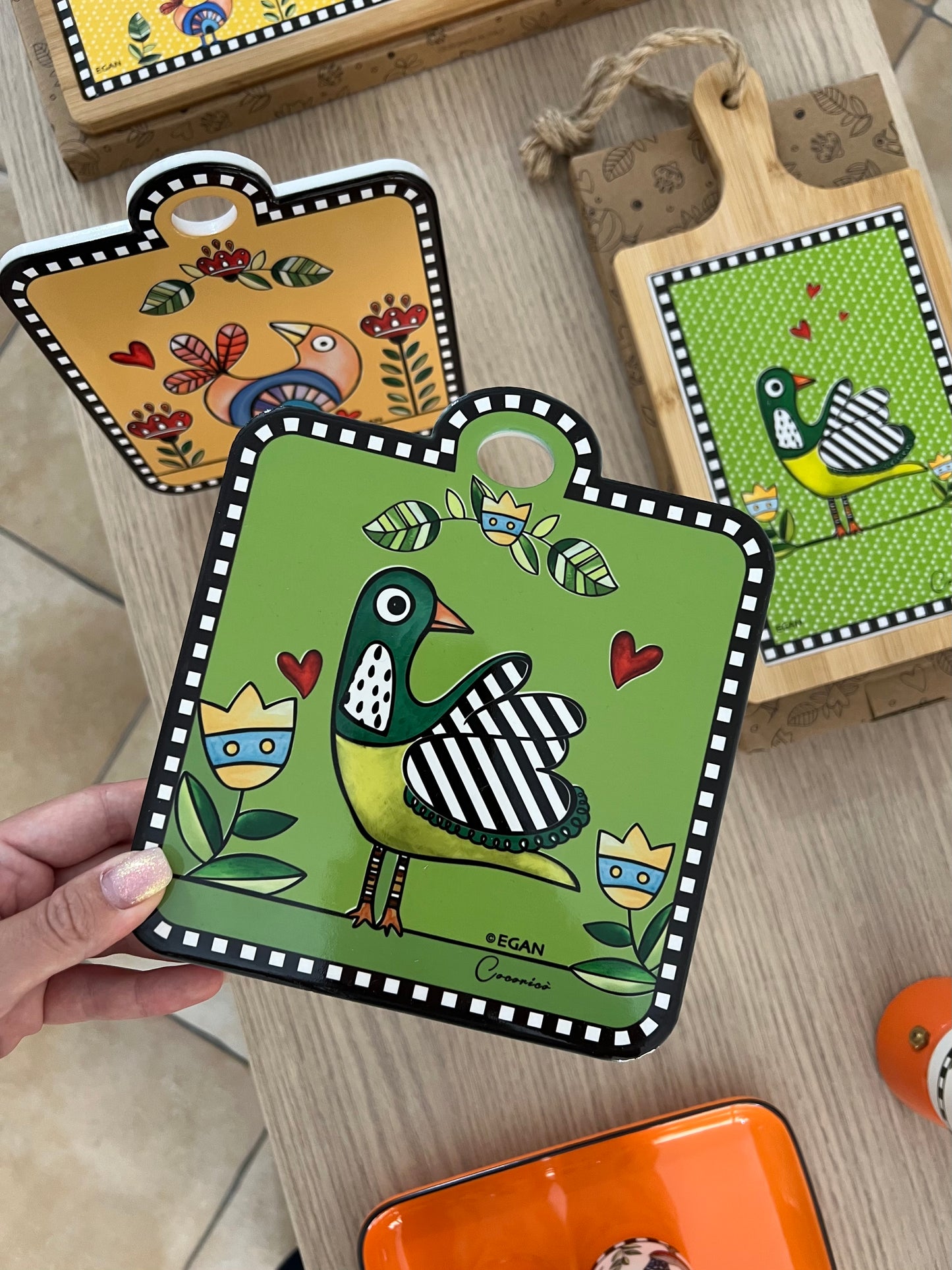 Sottopentola Cocoricò Verde 16X18