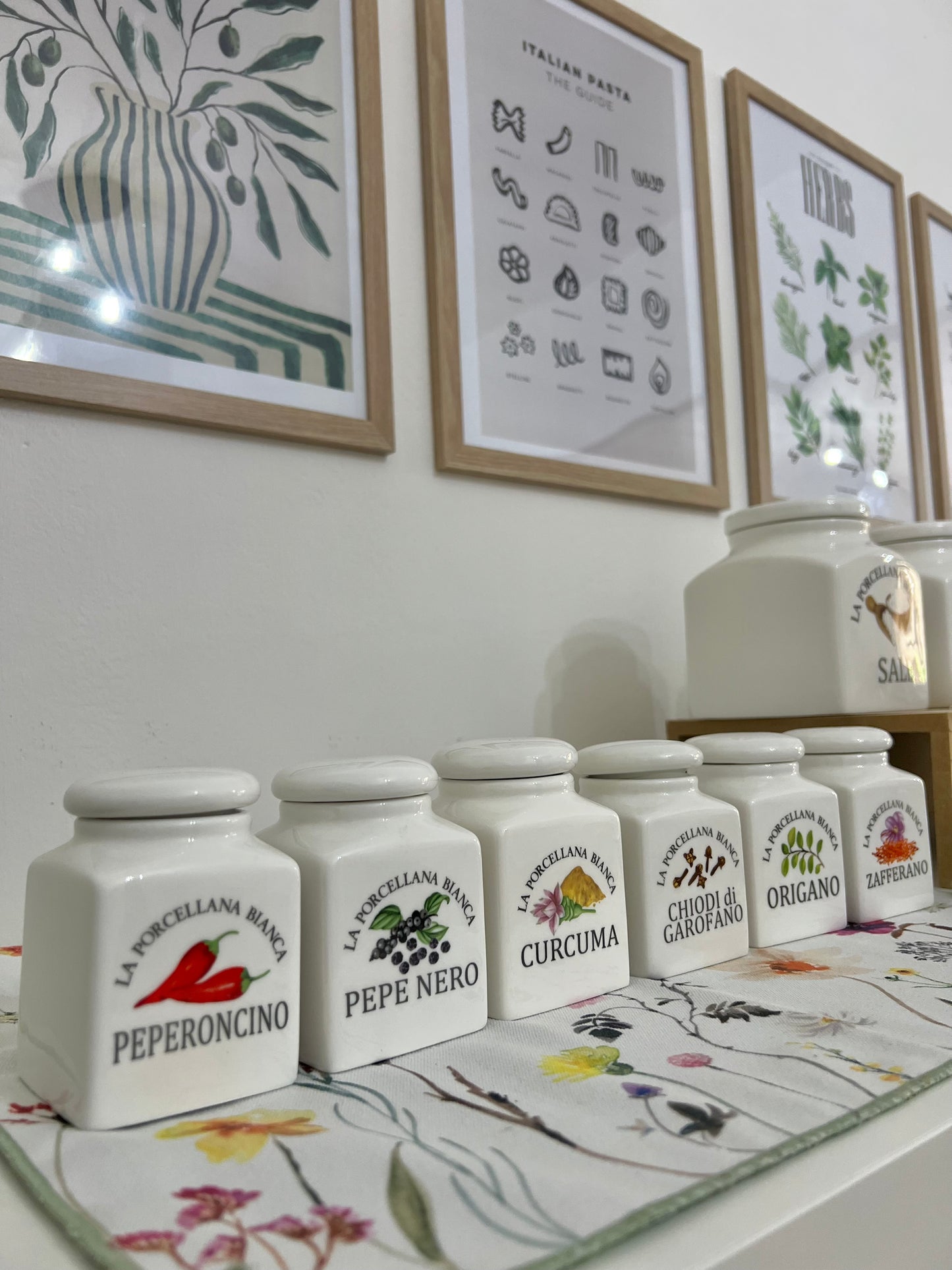 Barattolo Porcellana Origano