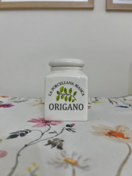 Barattolo Porcellana Origano