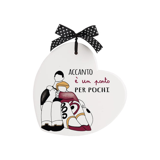 Formella “Accanto” cuore