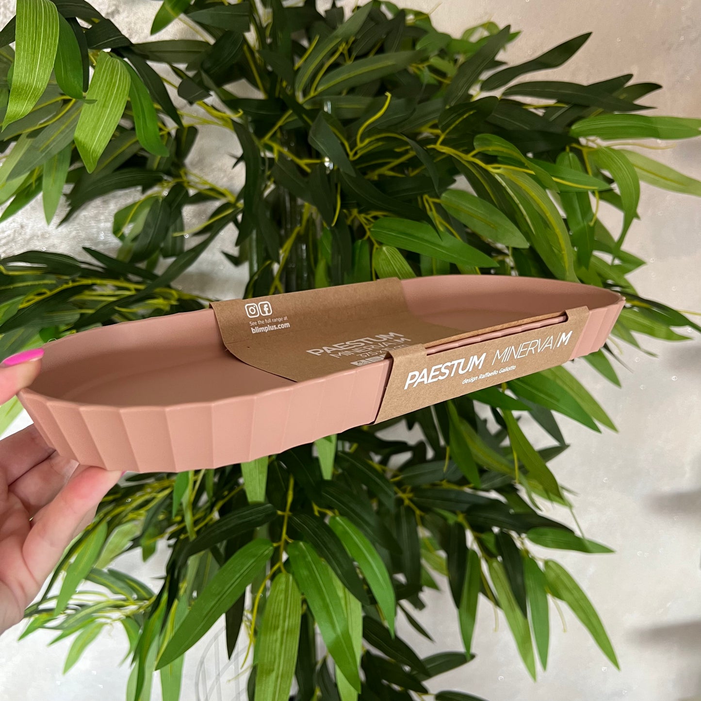 Vassoio Minerva M Pink Sand