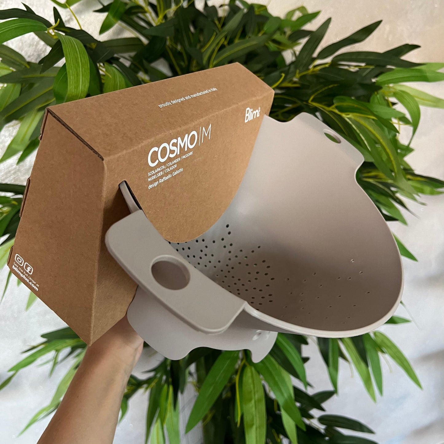 Scolapasta Cosmo Moka Grey