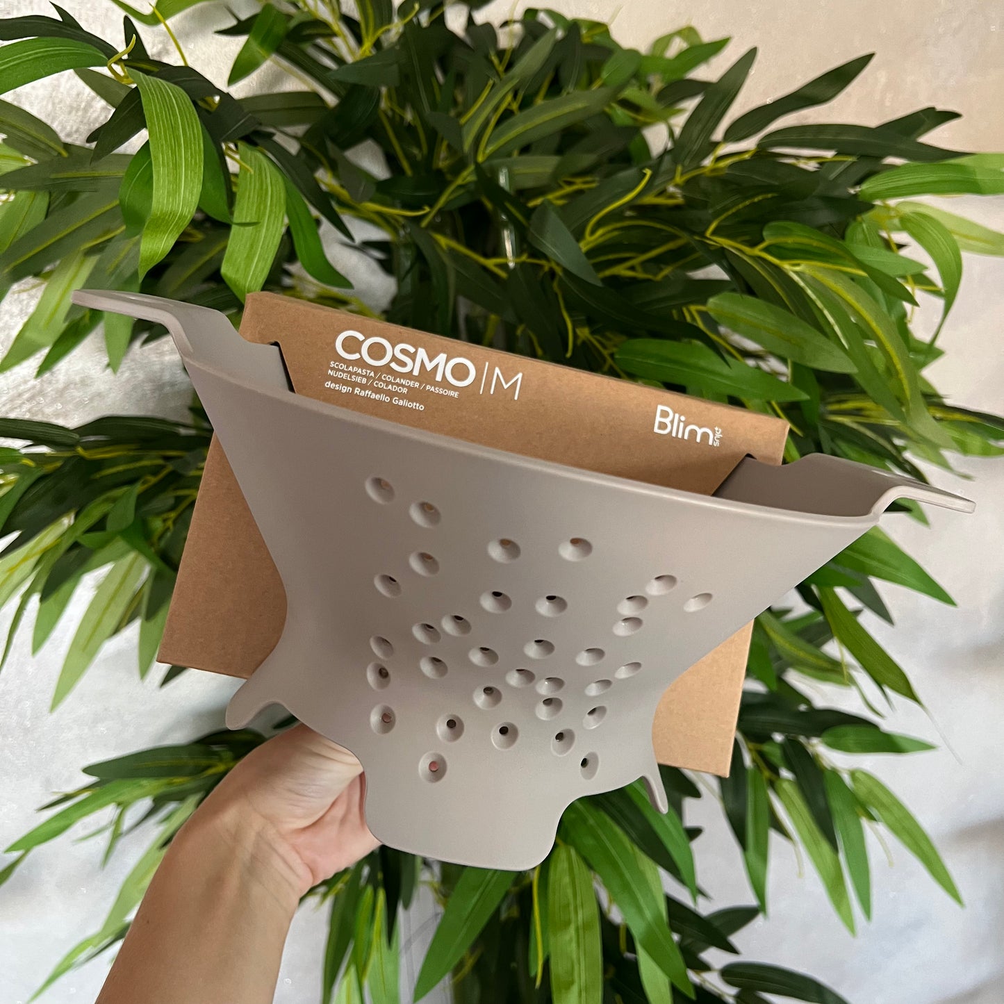 Scolapasta Cosmo Moka Grey