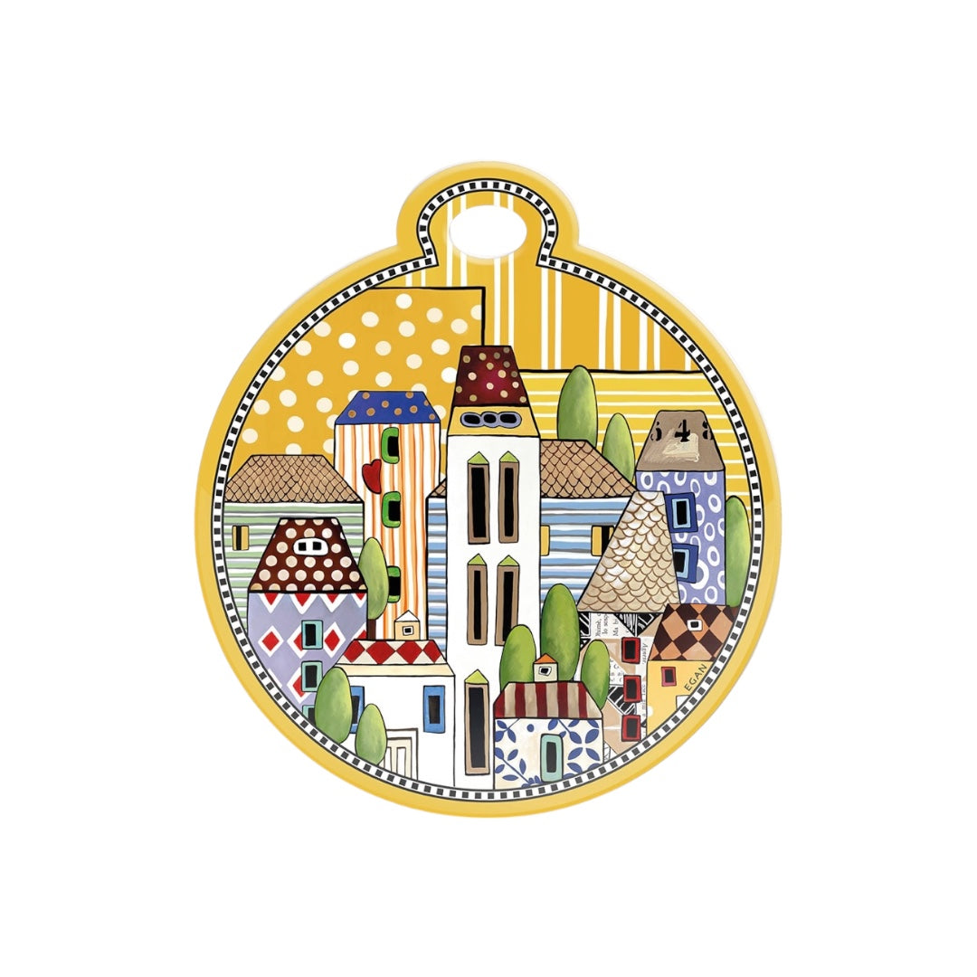 Sottopentola Paese Mio Giallo 17×19