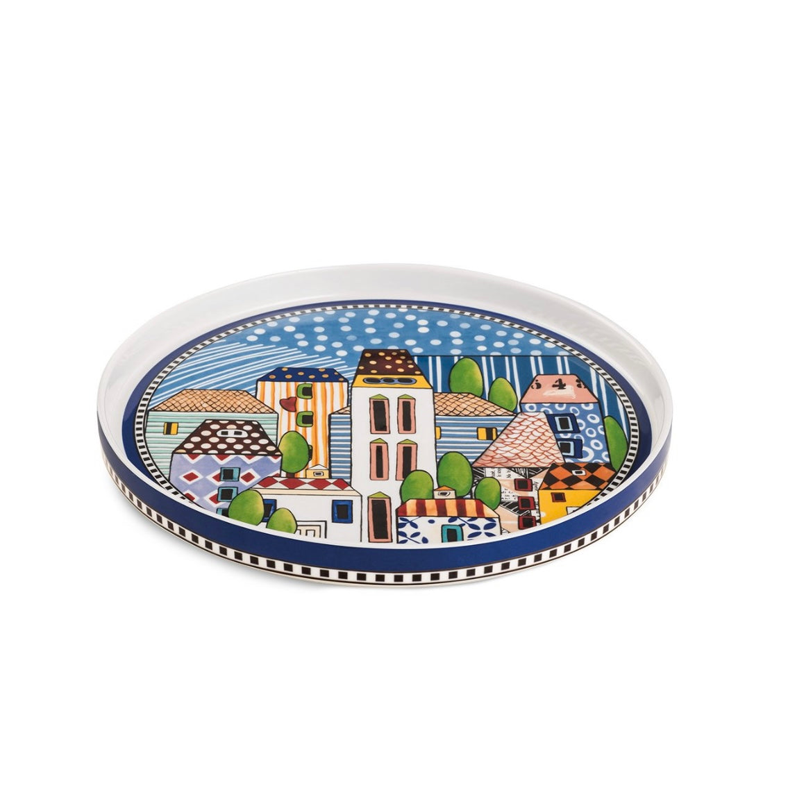 Vassoio Paese Mio Blu d. 24