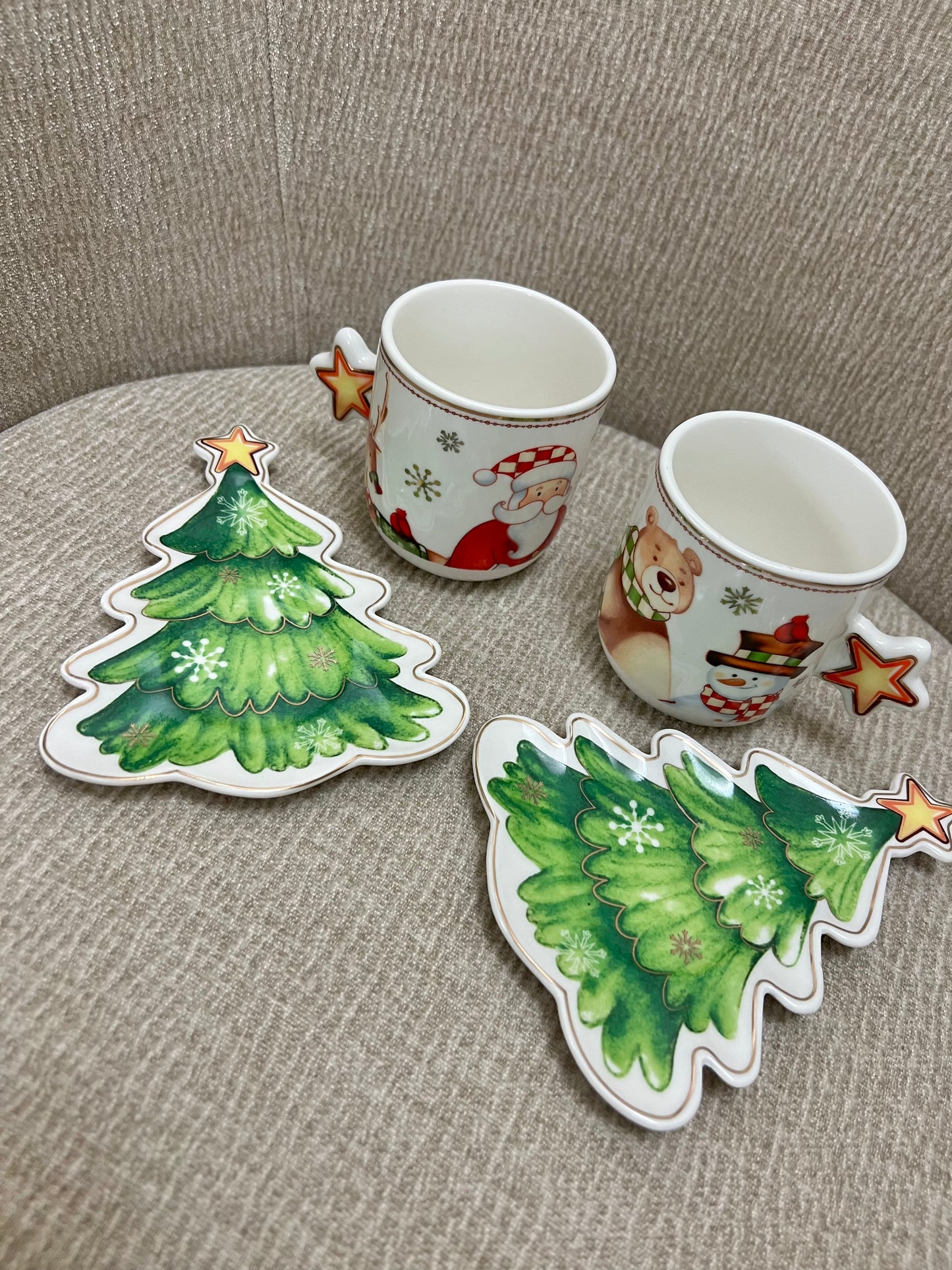 Set 2 Tazze con piattino albero Racconti