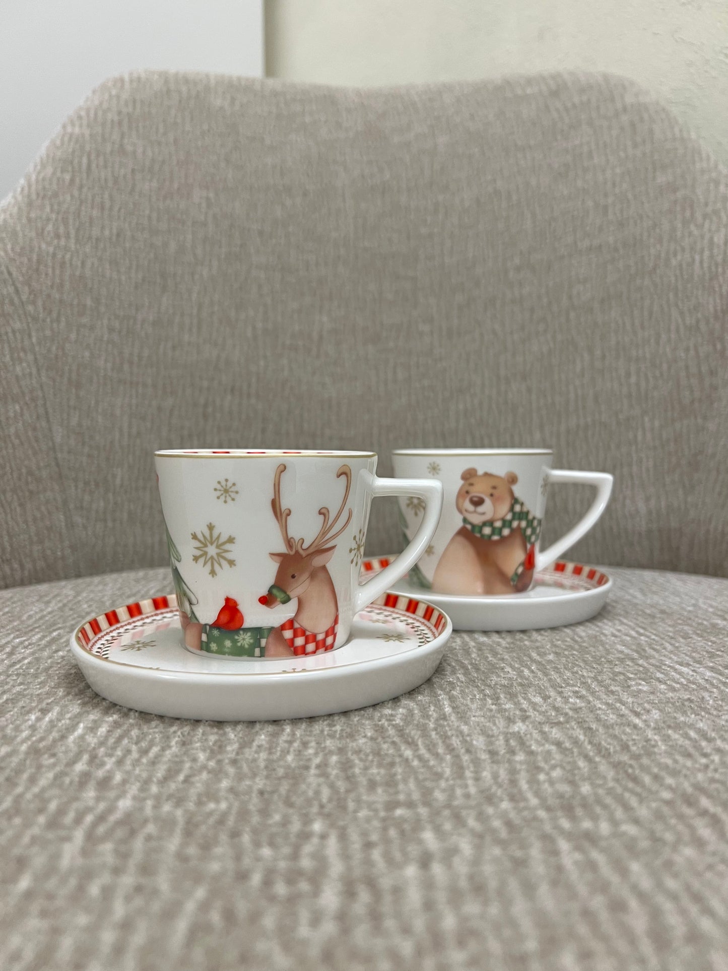 Set 2 Tazze Caffè con piattino Racconti