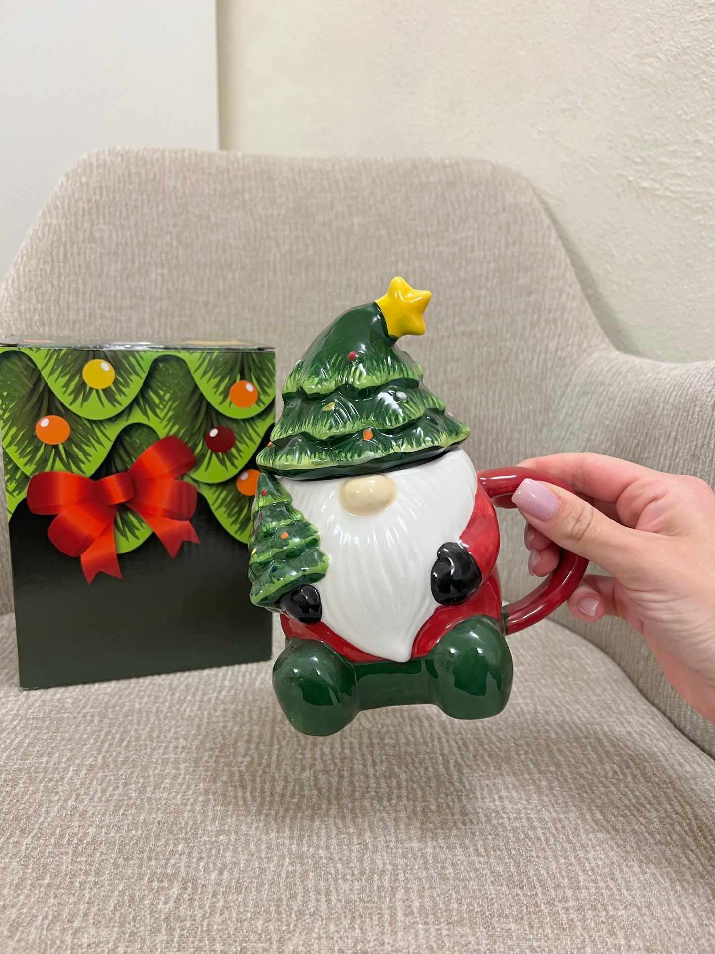 Tazza gnomo con cappello Albero