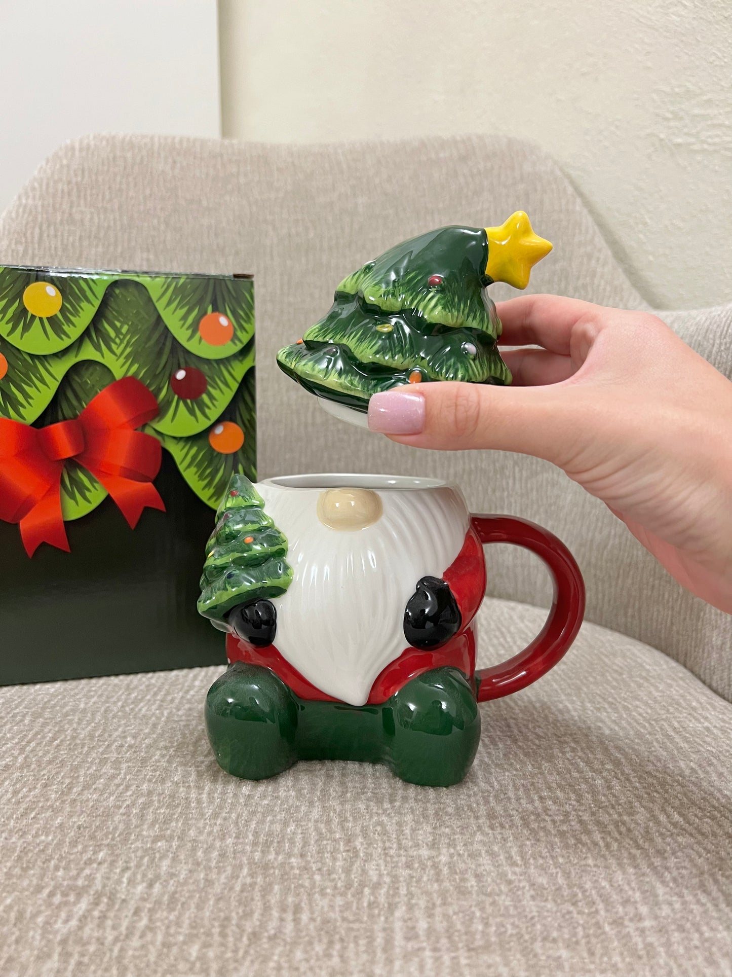 Tazza gnomo con cappello Albero