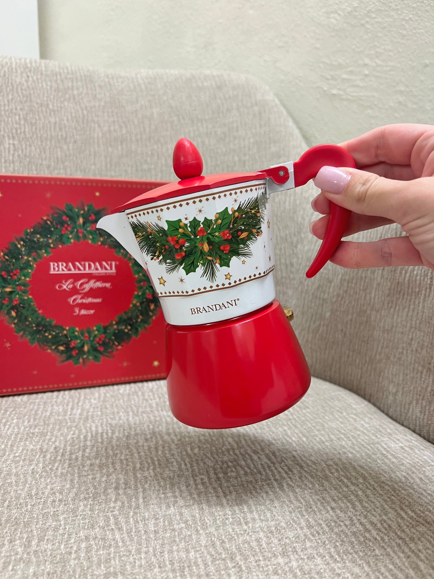 Caffettiera Christmas 3 tazze