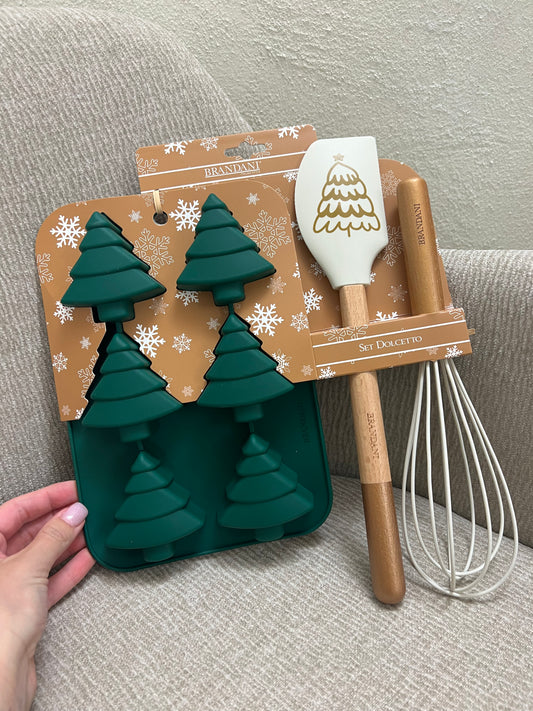 Set Biscotti Natale verde