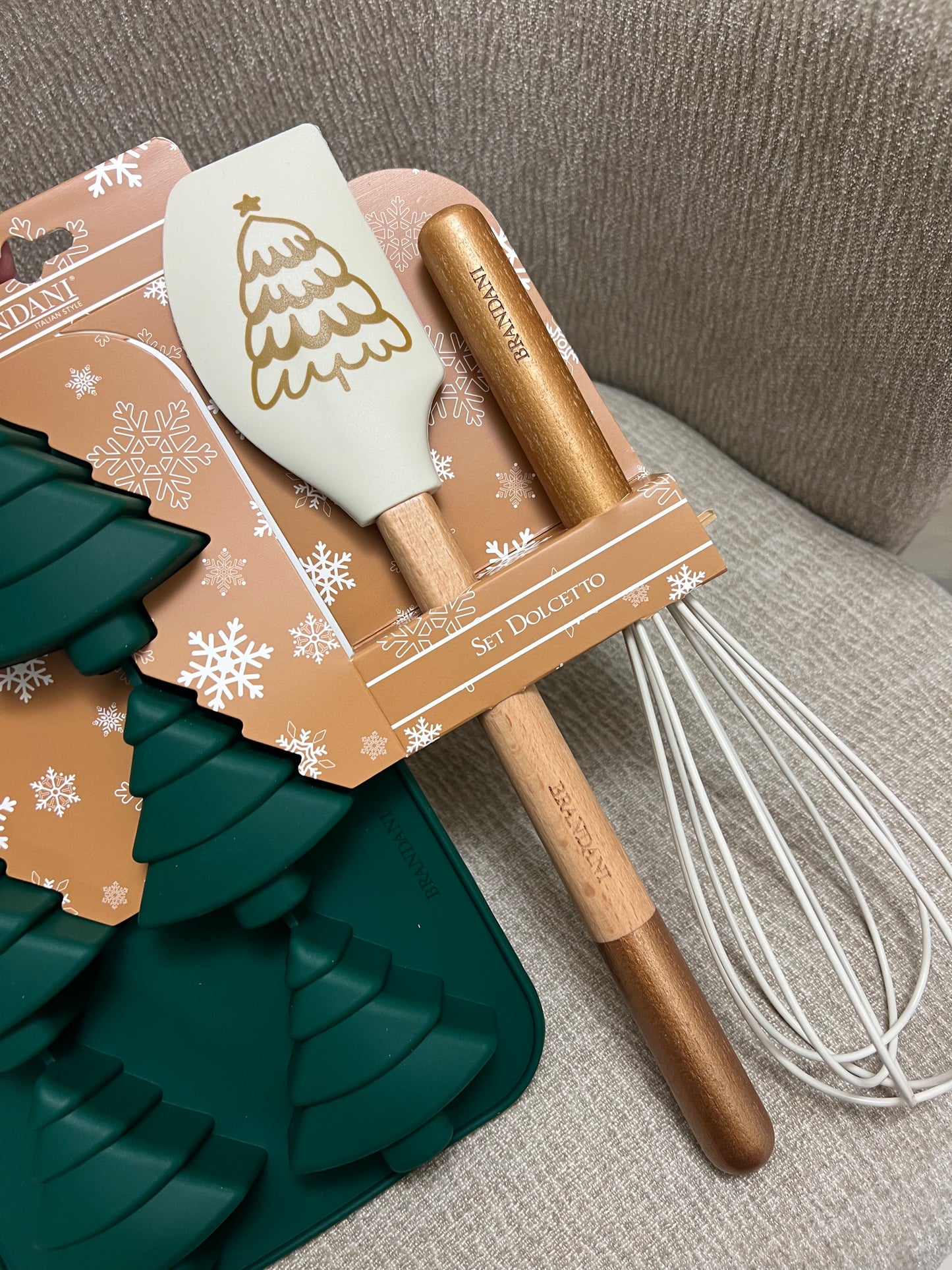 Set Biscotti Natale verde