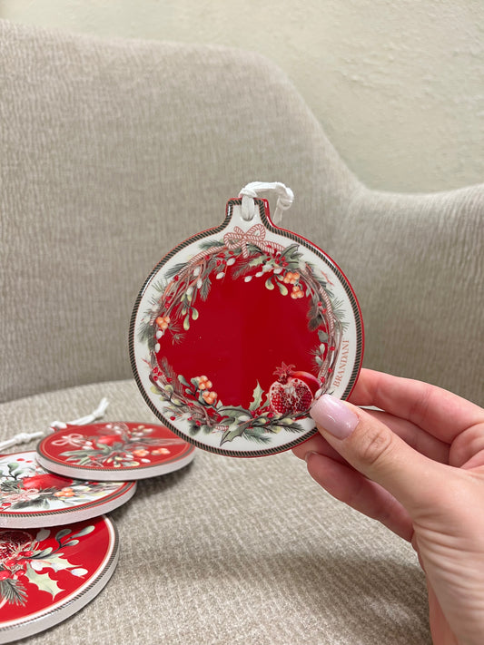 Sottotazza/Decorazione Carol White Frame