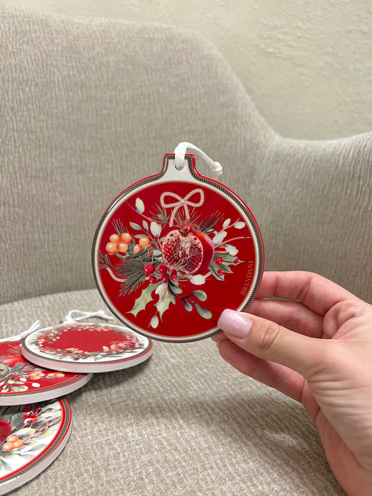 Sottotazza/Decorazione Carol Red Bow
