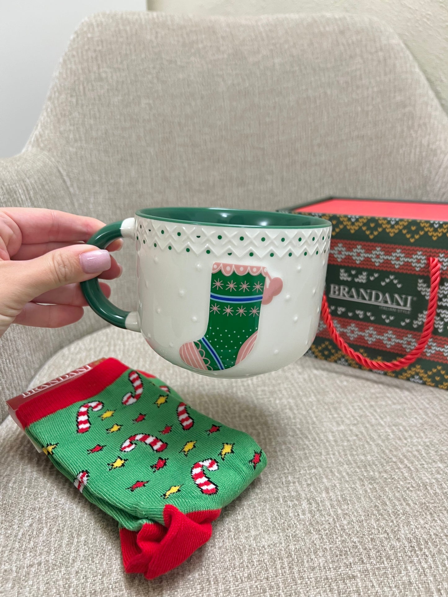 Tazza colazione Calza con calzini cotone