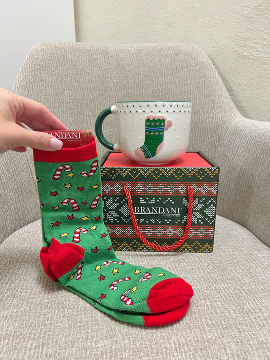 Tazza colazione Calza con calzini cotone