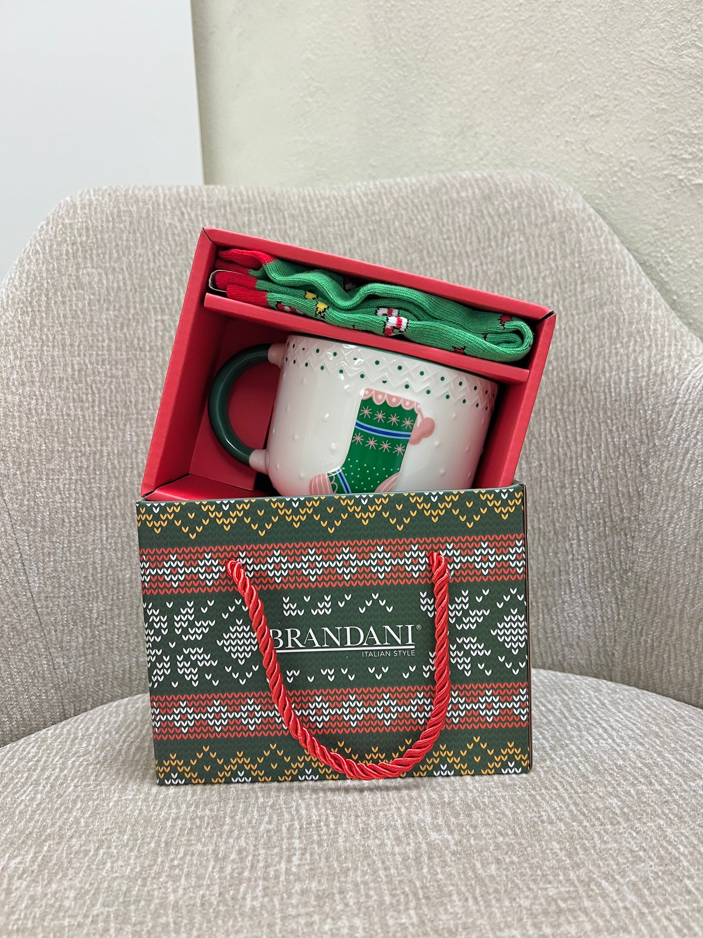 Tazza colazione Calza con calzini cotone