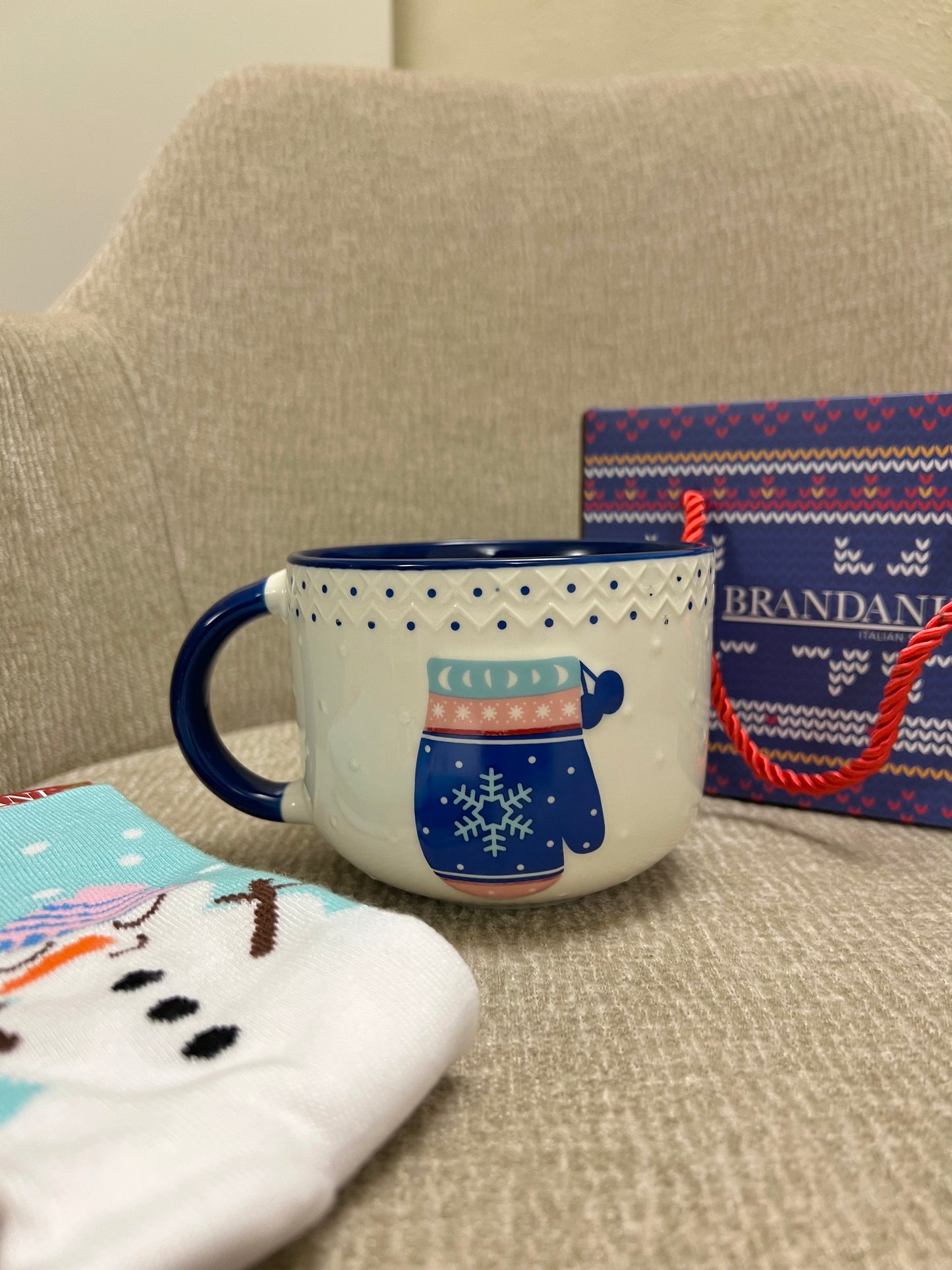 Tazza colazione Guanto con calzini cotone