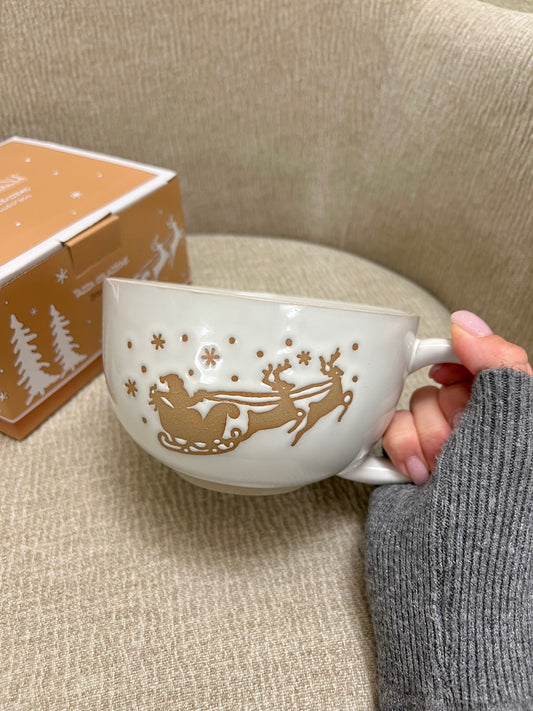 Tazza Colazione Slitta Pan di Zenzero