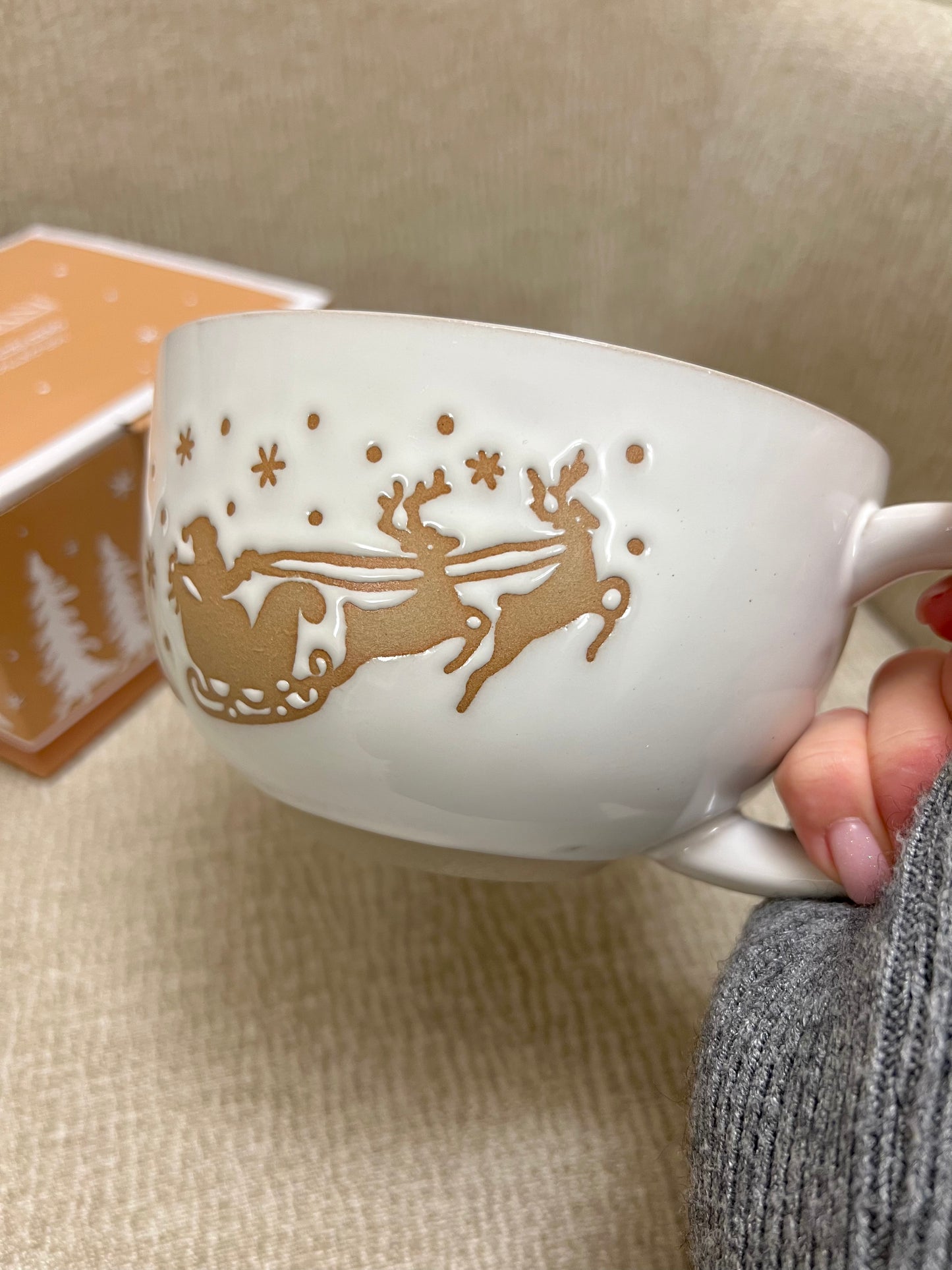 Tazza Colazione Slitta Pan di Zenzero