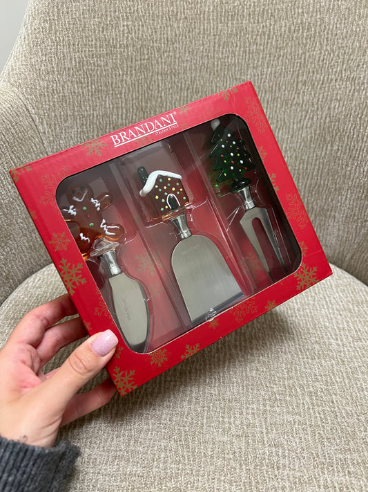 Set Formaggio Christmas 3 pezzi