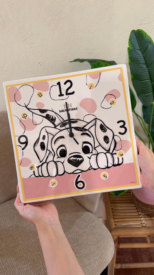 Orologio Carica dei 101 Rosa 31X31