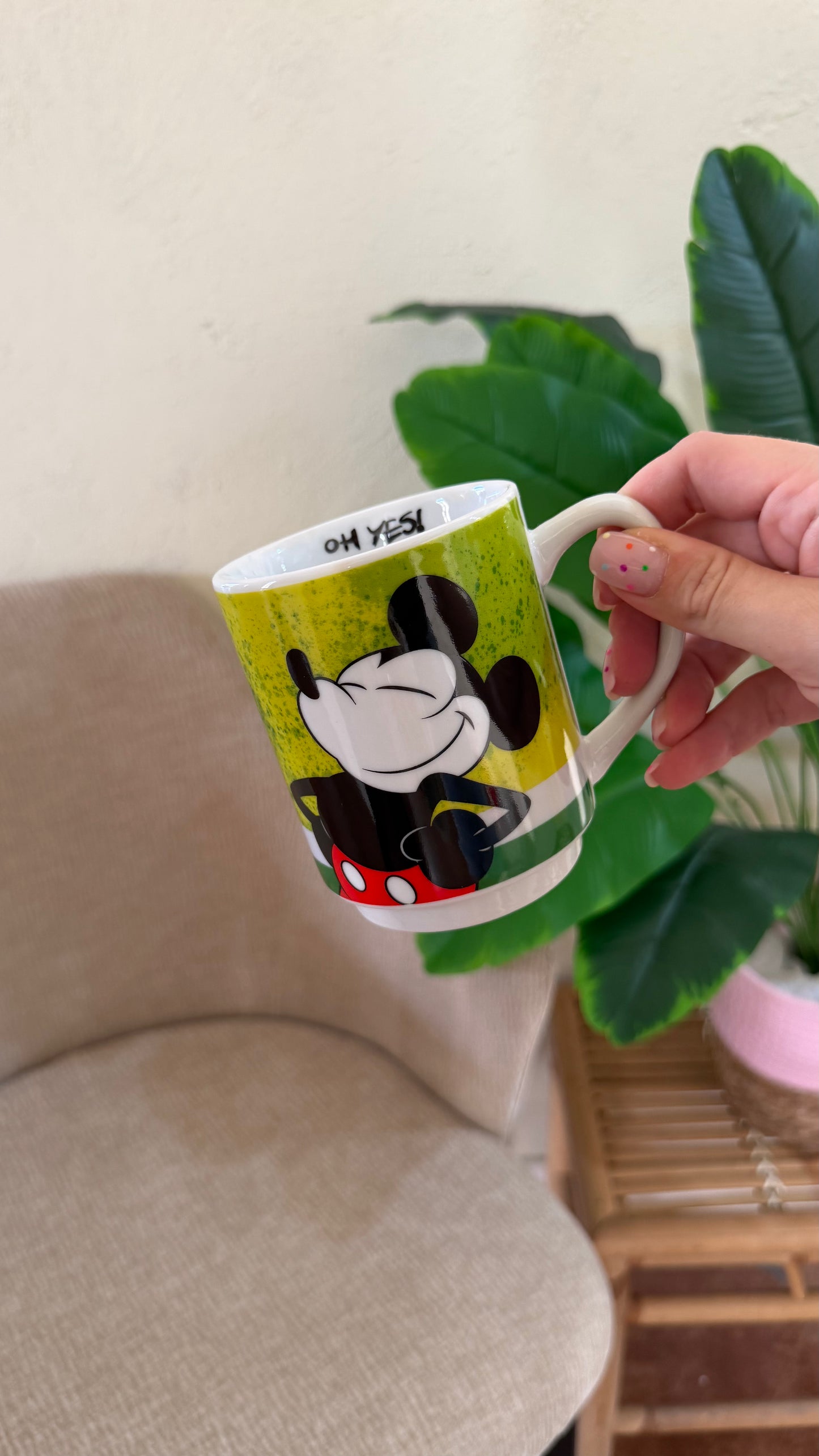 Mug Impilabili Mickey I am Verde ML.350l