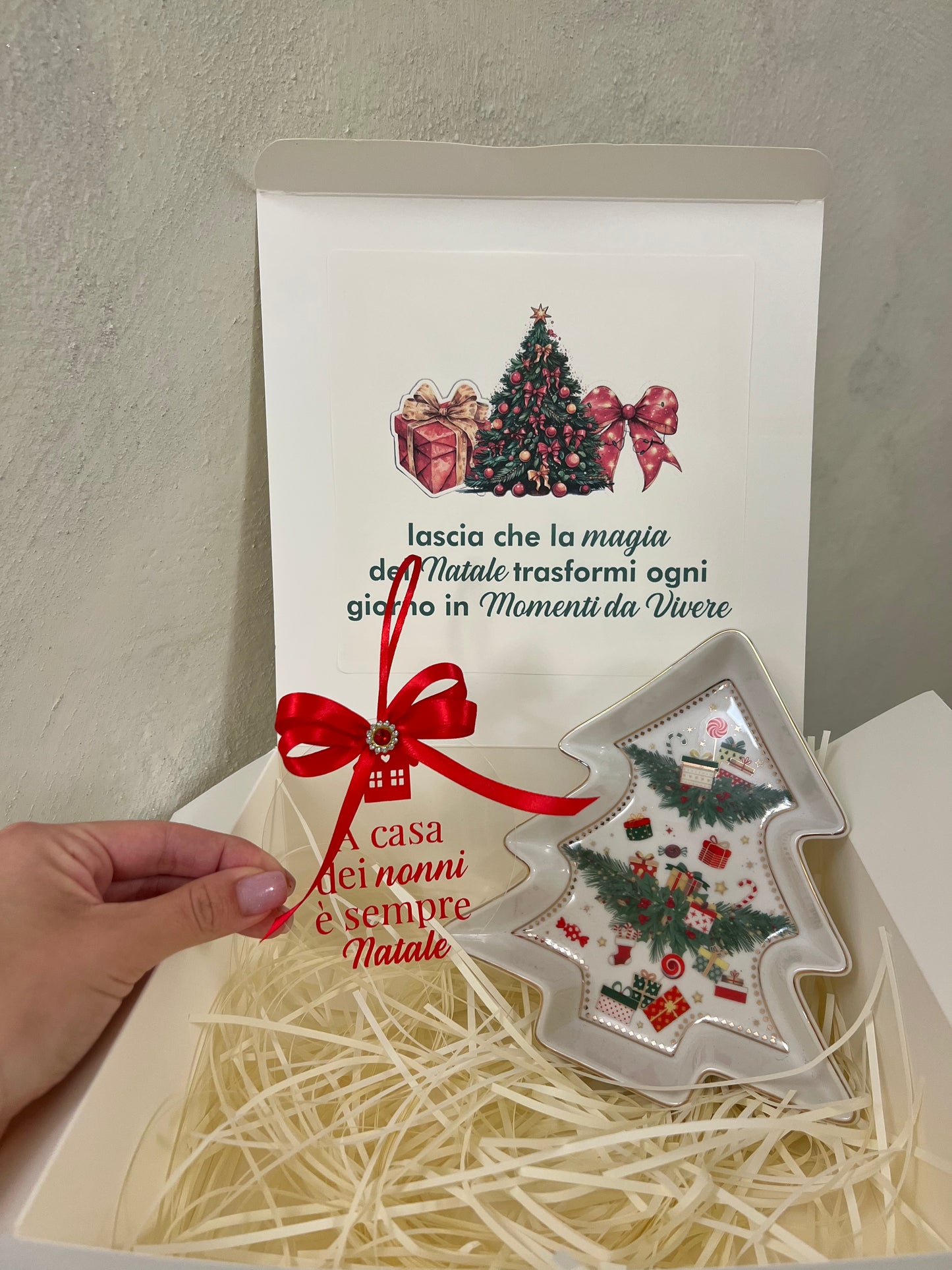 Gift Box Vassoietto Albero con pallina personalizzata