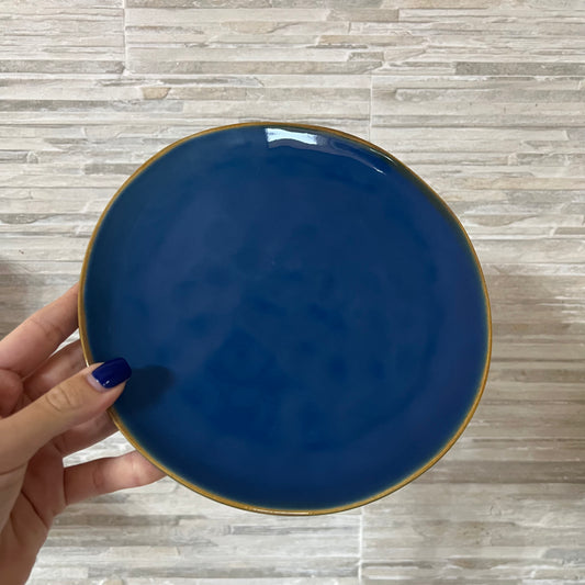 Piatto frutta Blu Avio