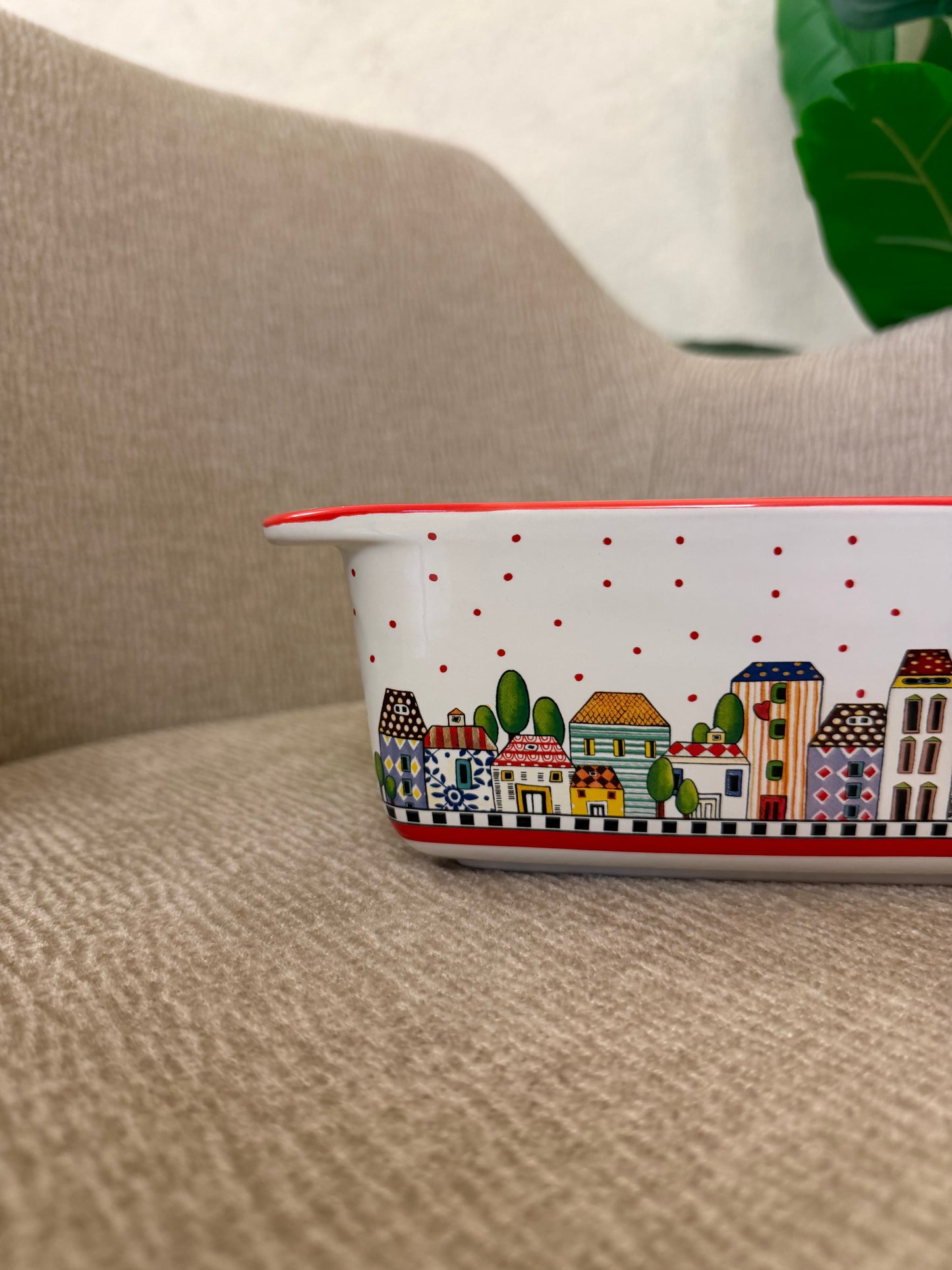 Pirofila Per Plumcake Paese Mio Rosso Cm29x12 H8,5