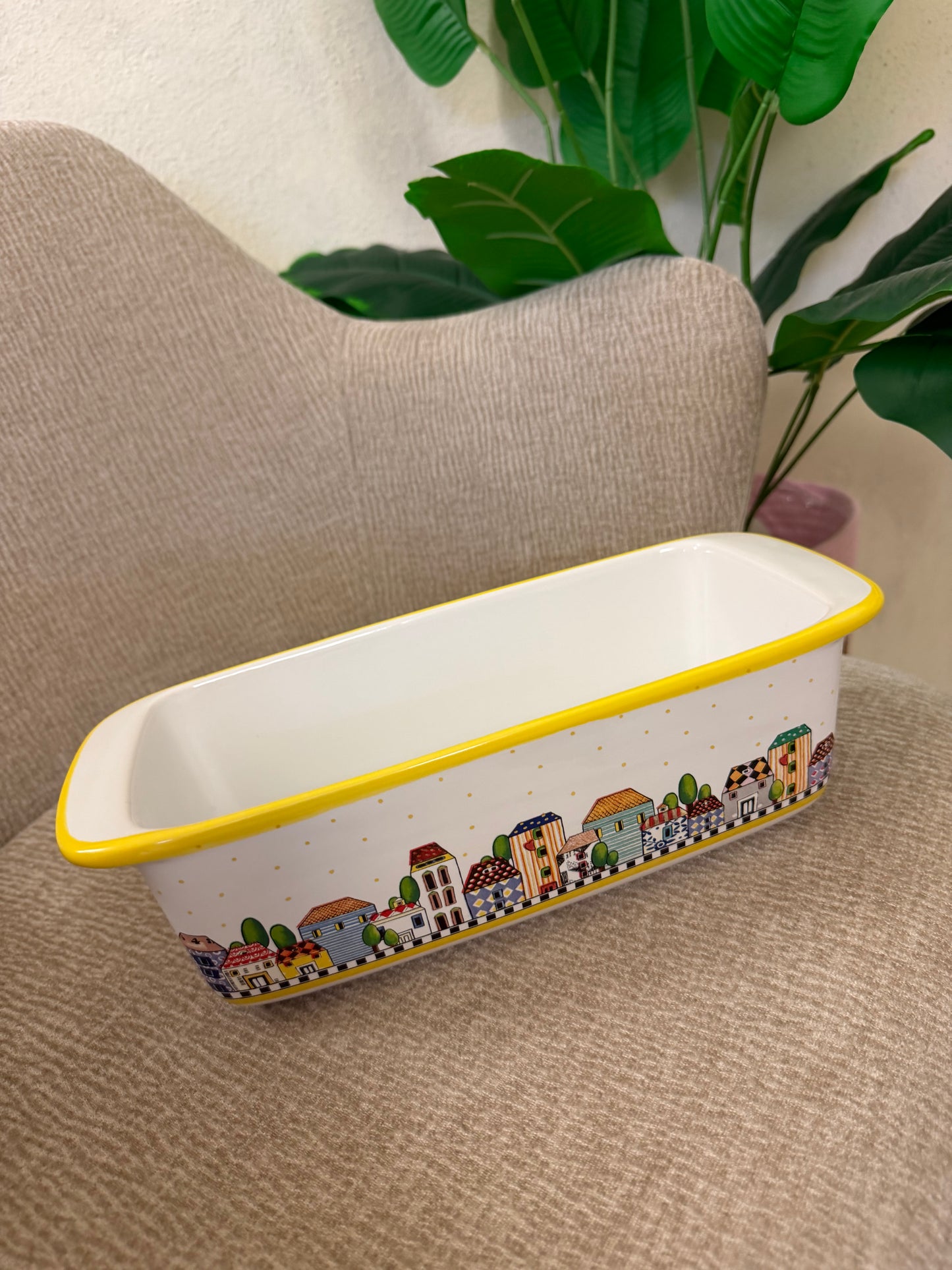 Pirofila Per Plumcake Paese Mio Giallo Cm29x12 H8,5