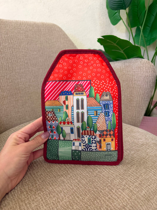 Glacette Paese Mio Rosso Cm23