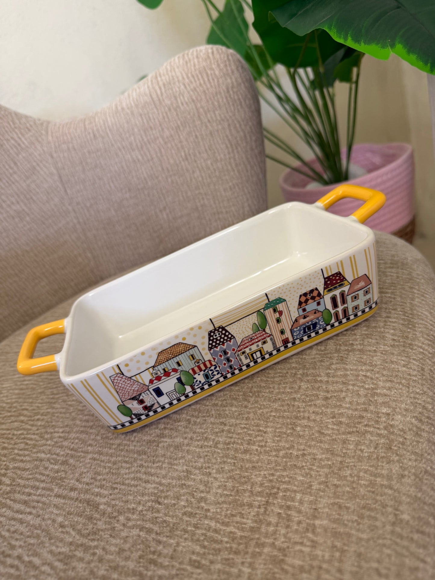 Pirofila Paese Mio Giallo 24,5×13