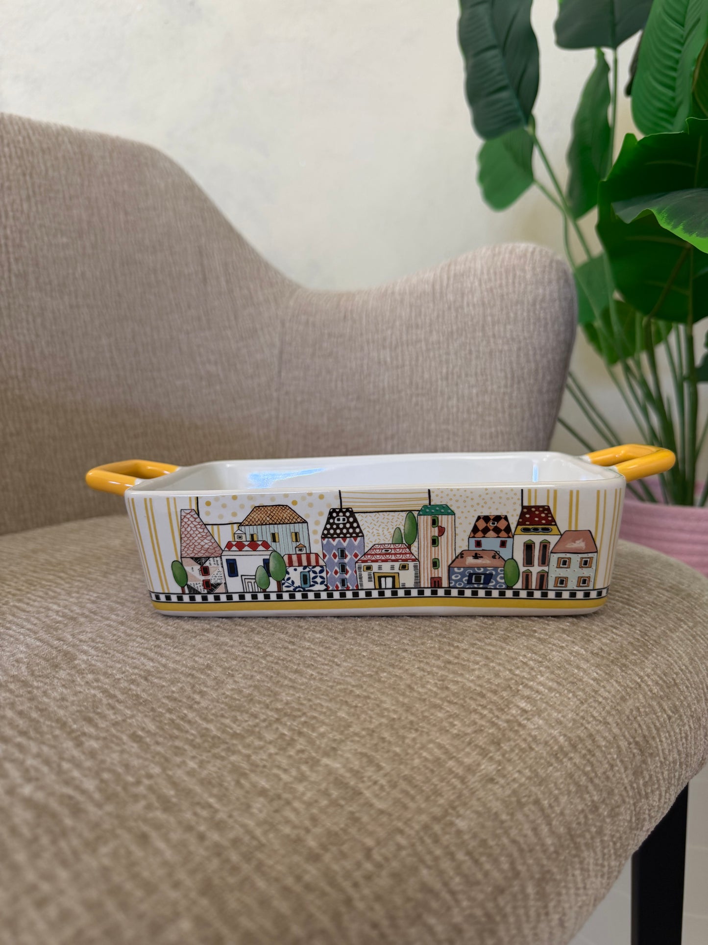 Pirofila Paese Mio Giallo 24,5×13