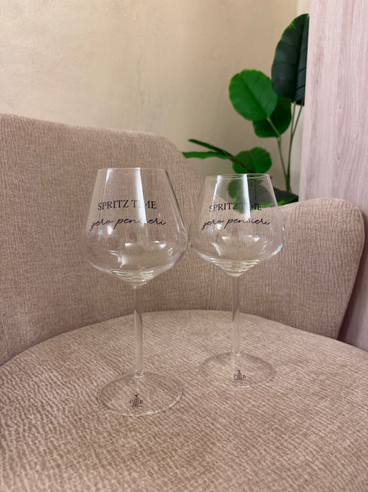 Set 2 Calici Spritz "I Garbati" - Vetro,500 ml