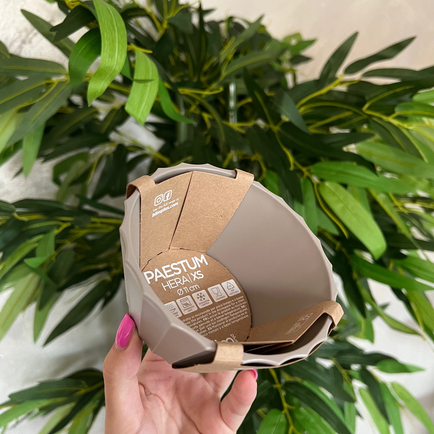 Ciotola Hera XS Moka Grey