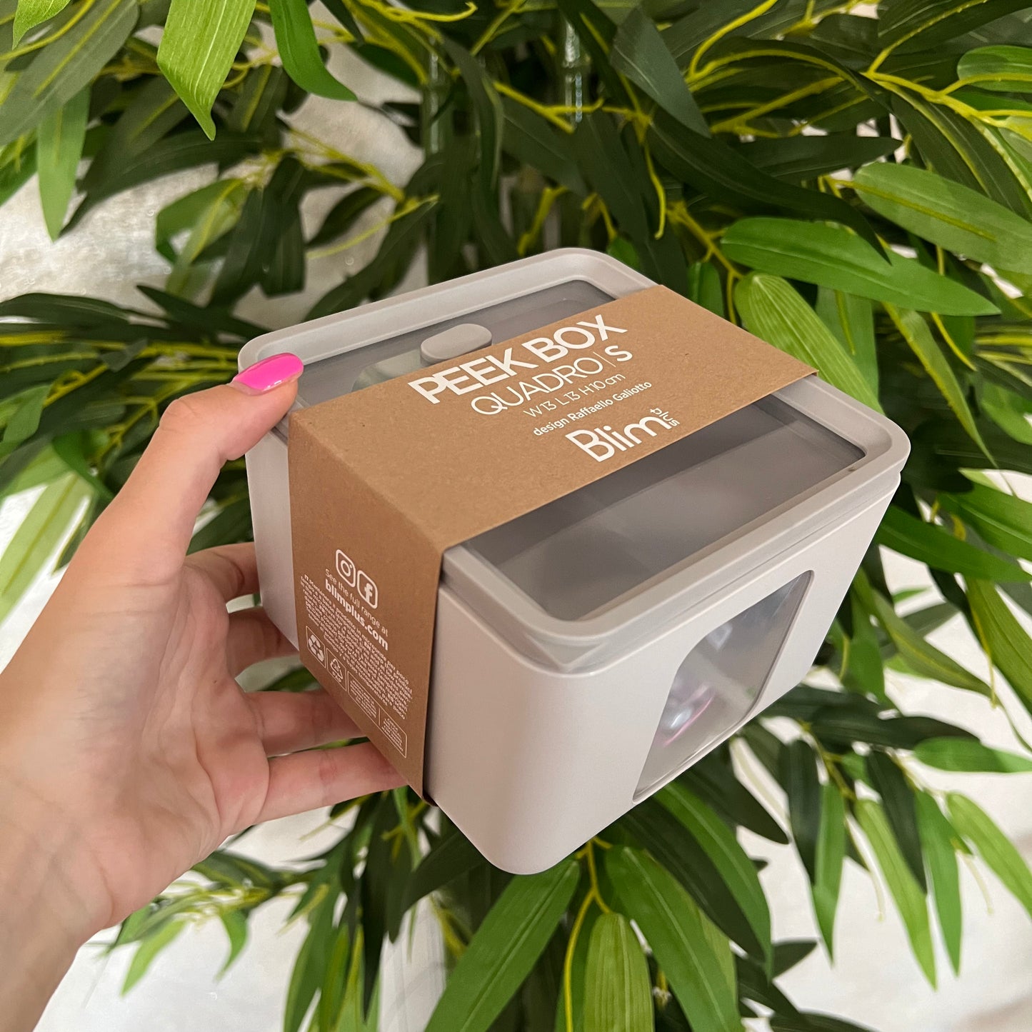 Contenitore Peek Box Quadro S Silk