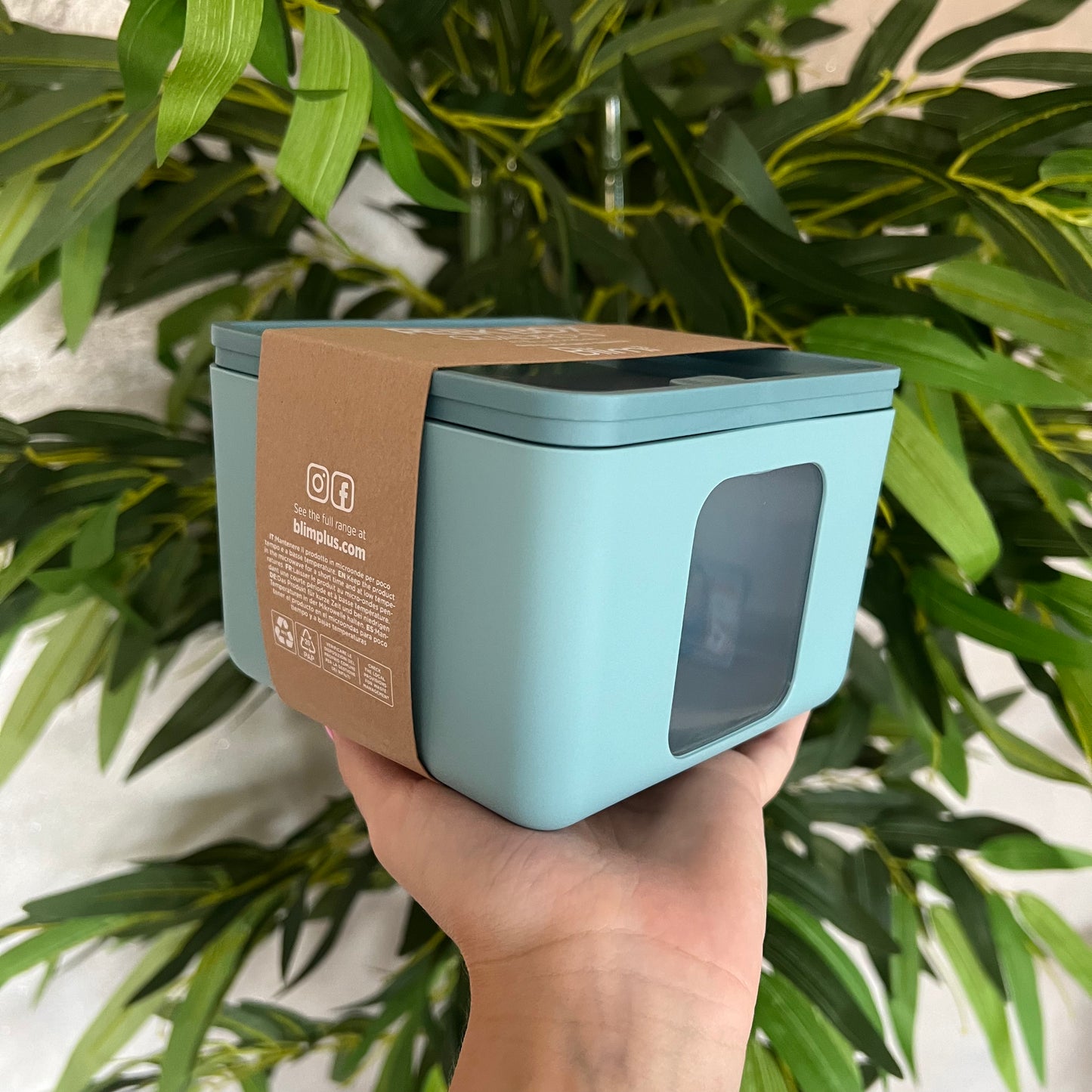 Contenitore Peek Box Quadro S Teal